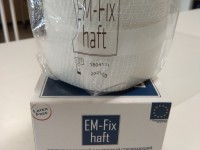 Самофиксирующийся  бинт  EM-Fix haft, размер 8см х 20м цвет белый, в индивидуальной упаковке - Производство и продажа расходных материалов для салонов красоты, парикмахерских и медицинских центров, Екатеринбург