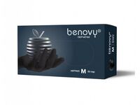 М р-р ЧЕРНЫЕ Перчатки нитриловые Benovy н/опудр. 50 пар - Производство и продажа расходных материалов для салонов красоты, парикмахерских и медицинских центров, Екатеринбург