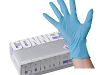 XS р-р   Перчатки нитриловые  CONNECT BLUE NITRILE н/опудр. 100пар - Производство и продажа расходных материалов для салонов красоты, парикмахерских и медицинских центров, Екатеринбург