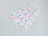 Маска 3-х сл. на резинках с рисунком мишки  Sense 50 шт  - Производство и продажа расходных материалов для салонов красоты, парикмахерских и медицинских центров, Екатеринбург