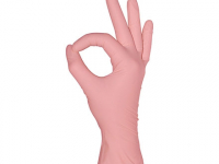 XS р-р Фламинго  розовый MEDIOK Перчатки нитриловые н/опудр (50пар) - Производство и продажа расходных материалов для салонов красоты, парикмахерских и медицинских центров, Екатеринбург