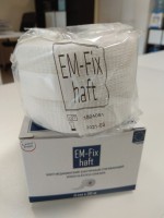 Самофиксирующийся   бинт  EM-Fix haft, размер 6см х 20м цвет белый, в индивидуальной упаковке - Производство и продажа расходных материалов для салонов красоты, парикмахерских и медицинских центров, Екатеринбург