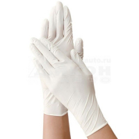 S р-р  Белые Перчатки нитриловые Кометалайн н/опудр.   100 шт ( 50 пар )  - Производство и продажа расходных материалов для салонов красоты, парикмахерских и медицинских центров, Екатеринбург